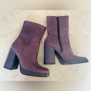 Vintage Y2K Steve Madden Franky Chunky Boots, size 9 - super rare!